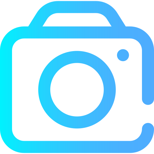 camera Super Basic Omission Gradient icoon
