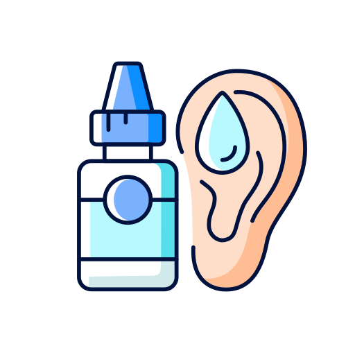 gotas para el oído Generic Color Omission icono