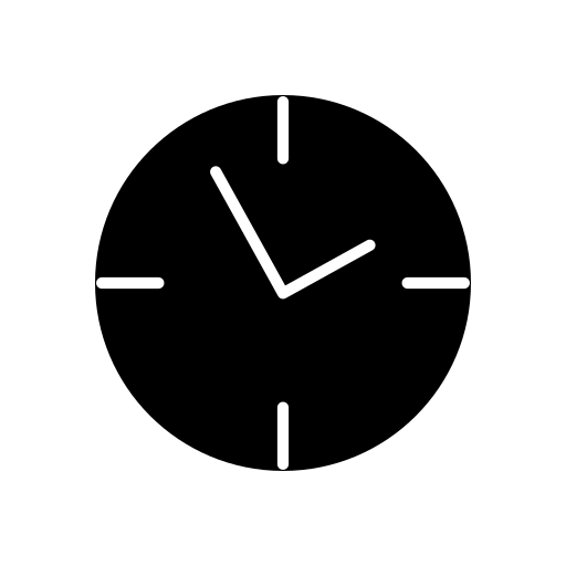 orologio Generic Glyph icona