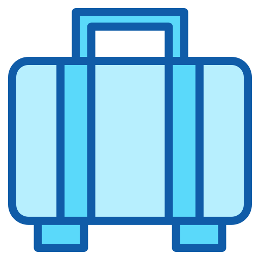 Suitcase Generic Blue icon