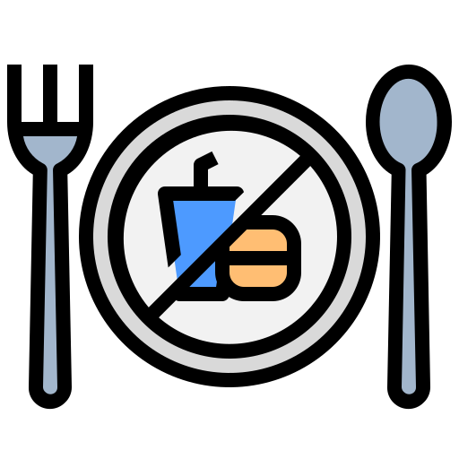 nourriture interdite Generic Outline Color Icône