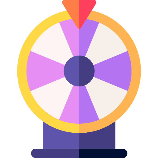 rueda de la fortuna Basic Rounded Flat icono