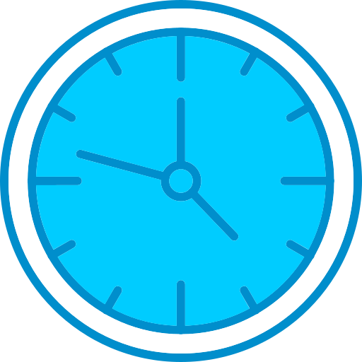 horloge murale Generic Blue Icône