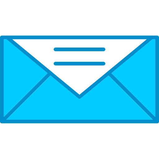 Mail Generic Blue icon