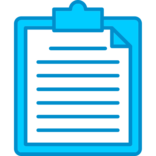 documento Generic Blue icono