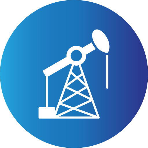 industria del aceite Generic Blue icono