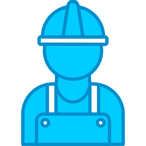 Worker Generic Blue icon