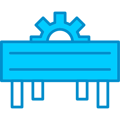 zaagmachine Generic Blue icoon