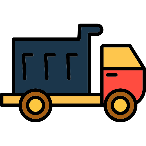 Dump truck Generic Outline Color icon