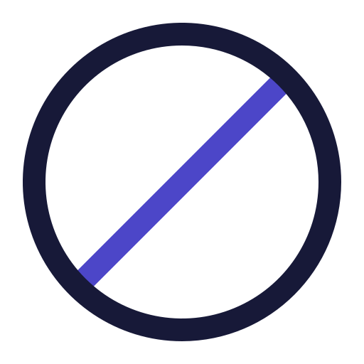 禁断 Generic Outline Color icon