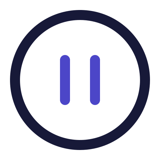 pause Generic Outline Color icon