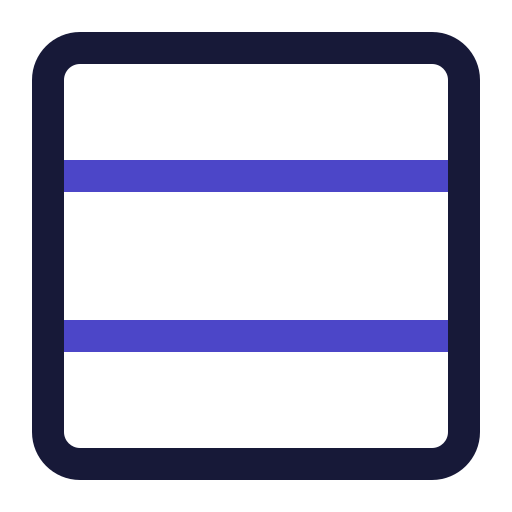 Row Generic Outline Color icon