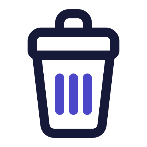 Recycle bin Generic Outline Color icon