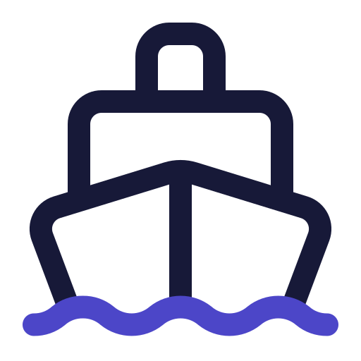 Ship Generic Outline Color icon