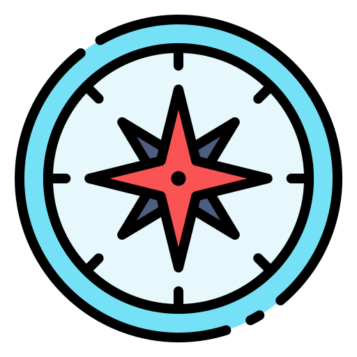 Compass Good Ware Lineal Color icon