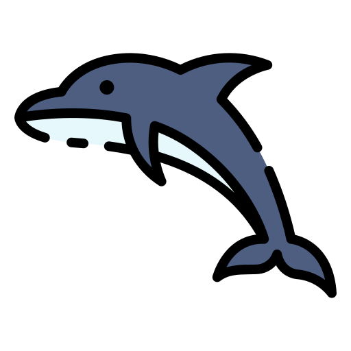 delfín Good Ware Lineal Color icono