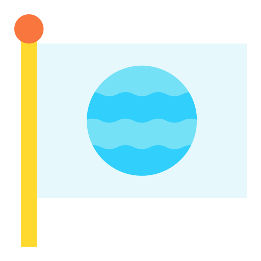 bandera Good Ware Flat icono