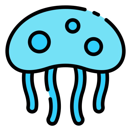 Jellyfish Good Ware Lineal Color icon