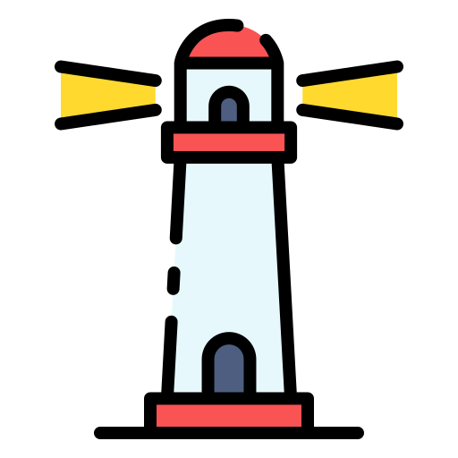 Lighthouse Good Ware Lineal Color icon