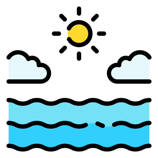 Ocean Good Ware Lineal Color icon