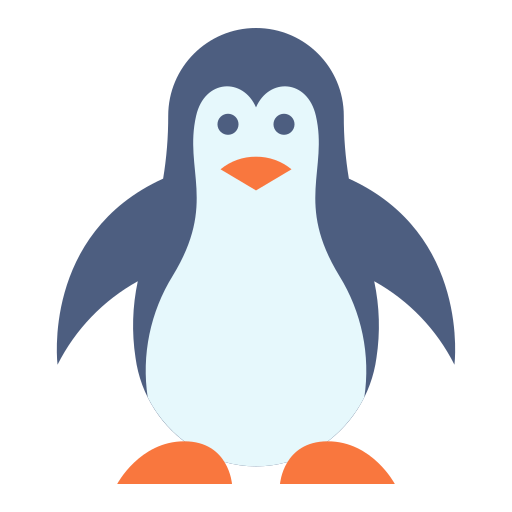 Penguin Good Ware Flat icon