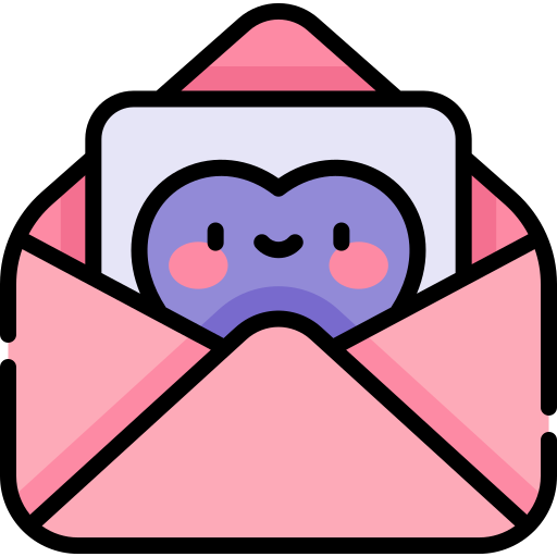 Letter Kawaii Lineal color icon