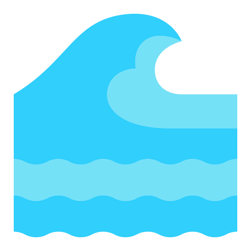 Wave Good Ware Flat icon