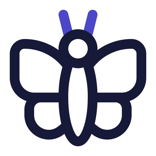 나비 Generic Outline Color icon