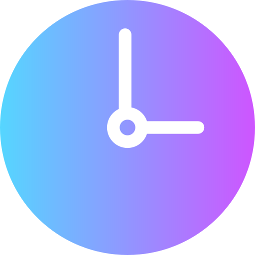 Time Generic Flat Gradient icon