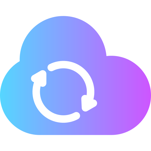 Cloud sync Generic Flat Gradient icon