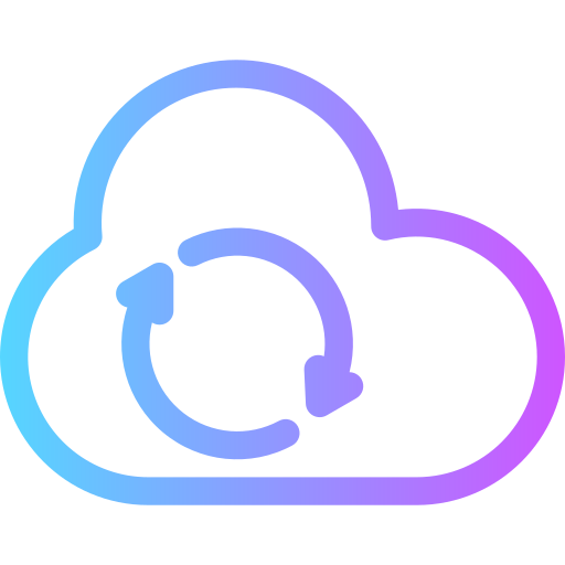 Cloud sync Generic Gradient icon