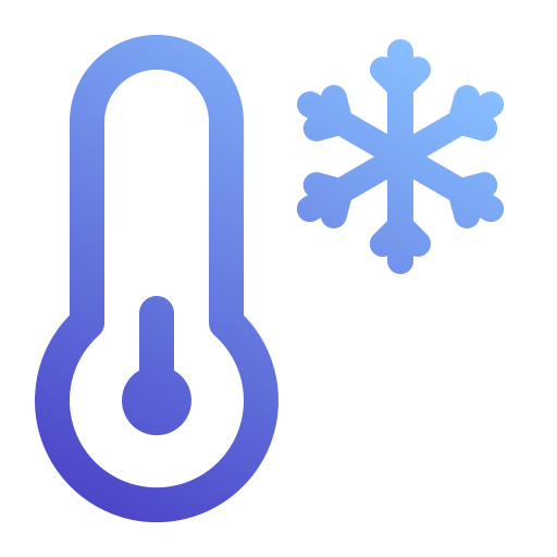 niska temperatura Generic Gradient ikona