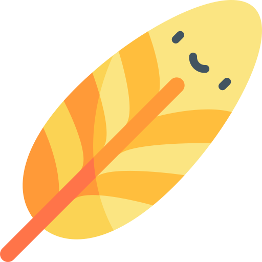 熱帯の葉 Kawaii Flat icon