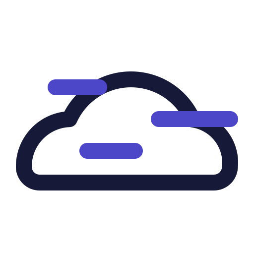 Fog Generic Outline Color icon