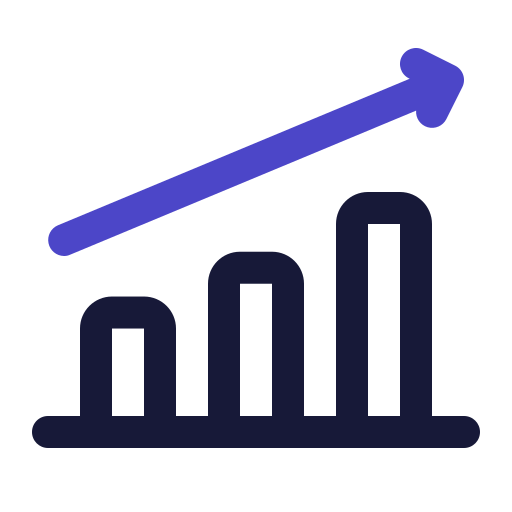 Growth Generic Outline Color icon