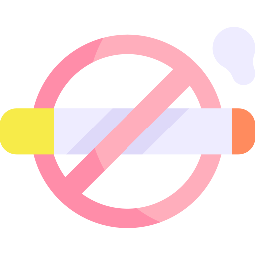 Не курить Kawaii Flat иконка