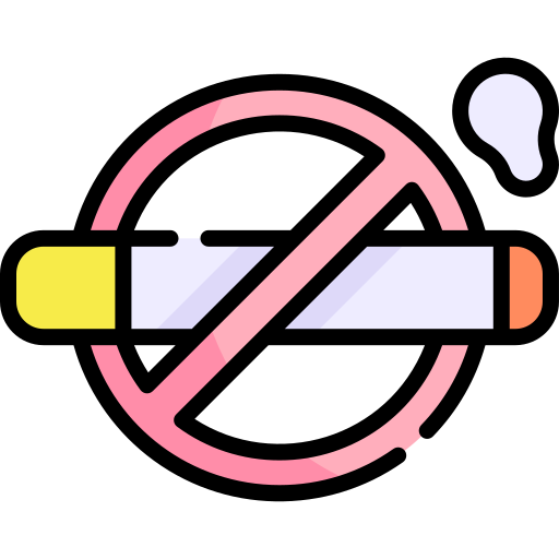 No smoking Kawaii Lineal color icon