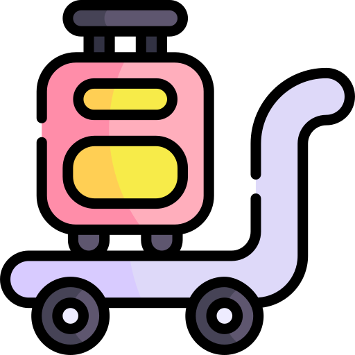 Trolley Kawaii Lineal color icon