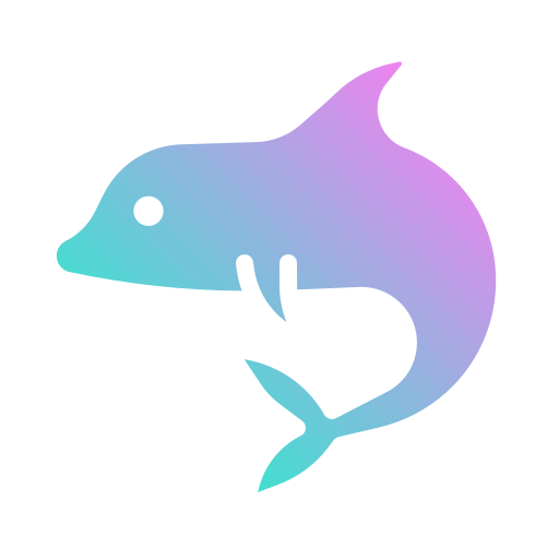 delfín Generic Flat Gradient icono