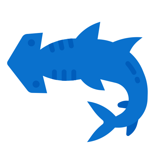 Hammerhead fish photo3idea_studio Flat icon