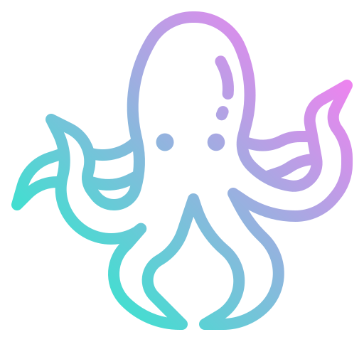 Octopus photo3idea_studio Gradient icon