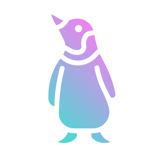 pingüino Generic Flat Gradient icono