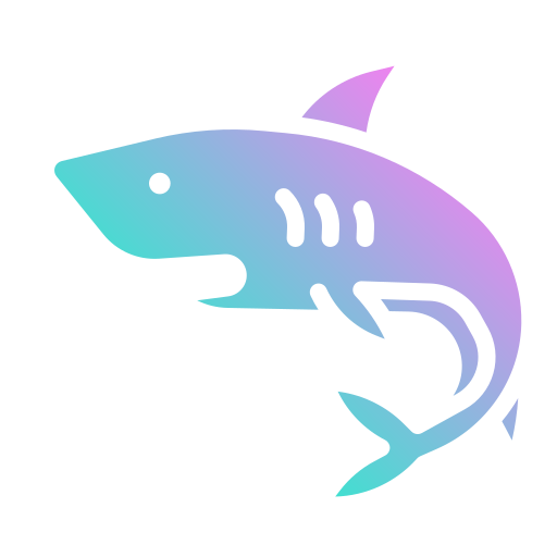 tiburón Generic Flat Gradient icono