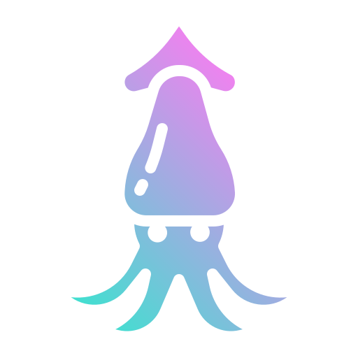 Squid Generic Flat Gradient icon