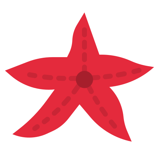 Starfish photo3idea_studio Flat icon