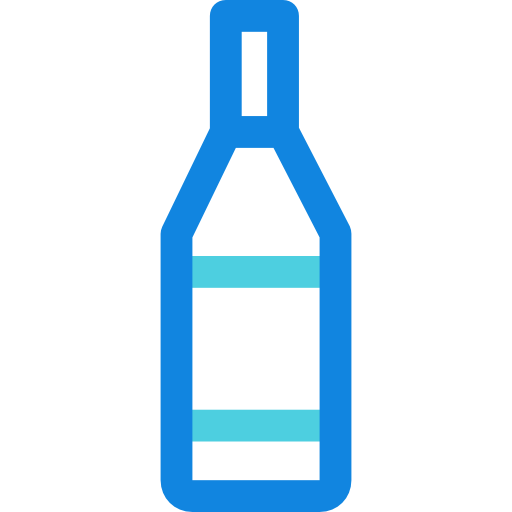 botella de vino Kiranshastry Lineal Blue icono