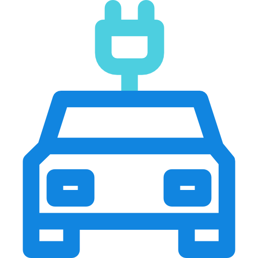 전기차 Kiranshastry Lineal Blue icon
