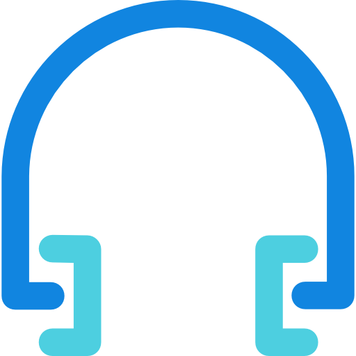 słuchawki Kiranshastry Lineal Blue ikona