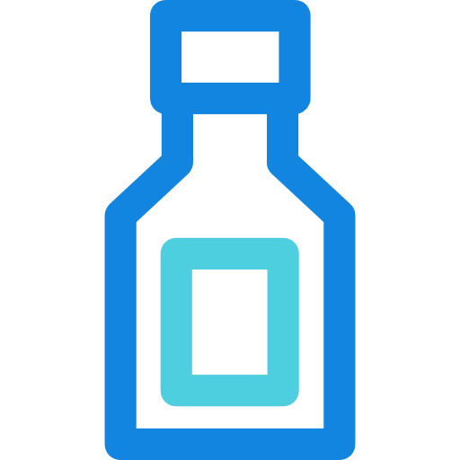 시럽 Kiranshastry Lineal Blue icon