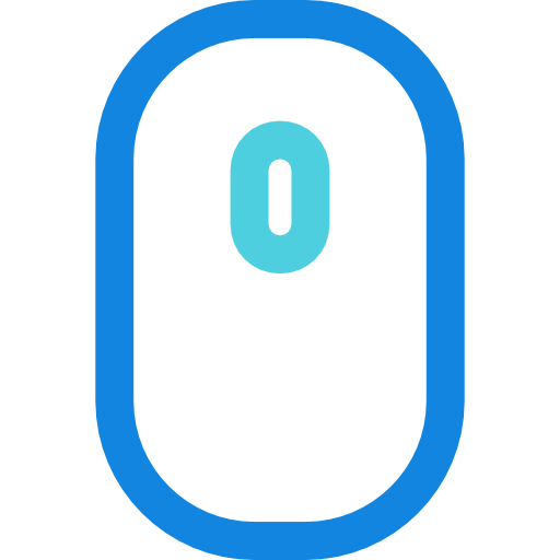 muis Kiranshastry Lineal Blue icoon